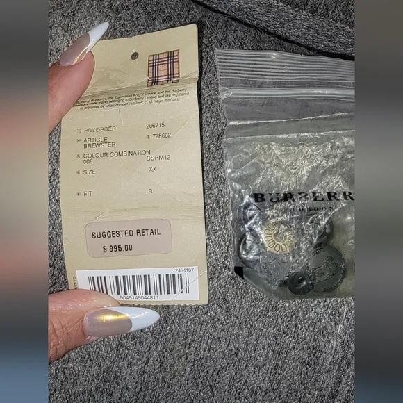 Burberry Brewster Hooded Parka Black Size XXL - Picture 16 of 16